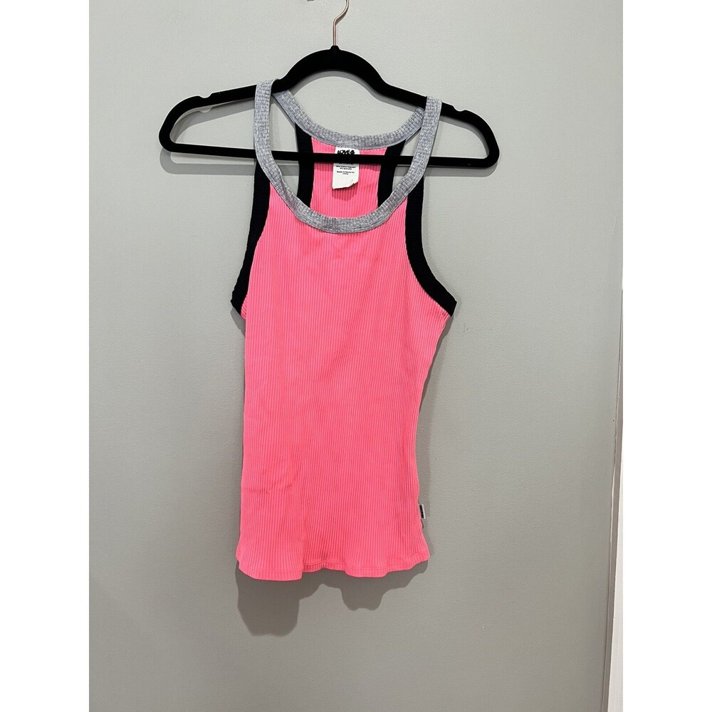 Womens Love & Sports Pink Tank - XL